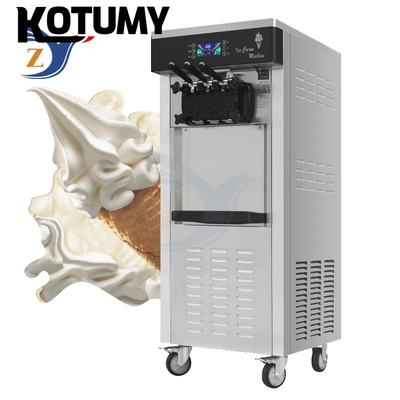 

Home/Commercial Stainless Steel Vertical Ice Cream Maker Double Storage Cylinder