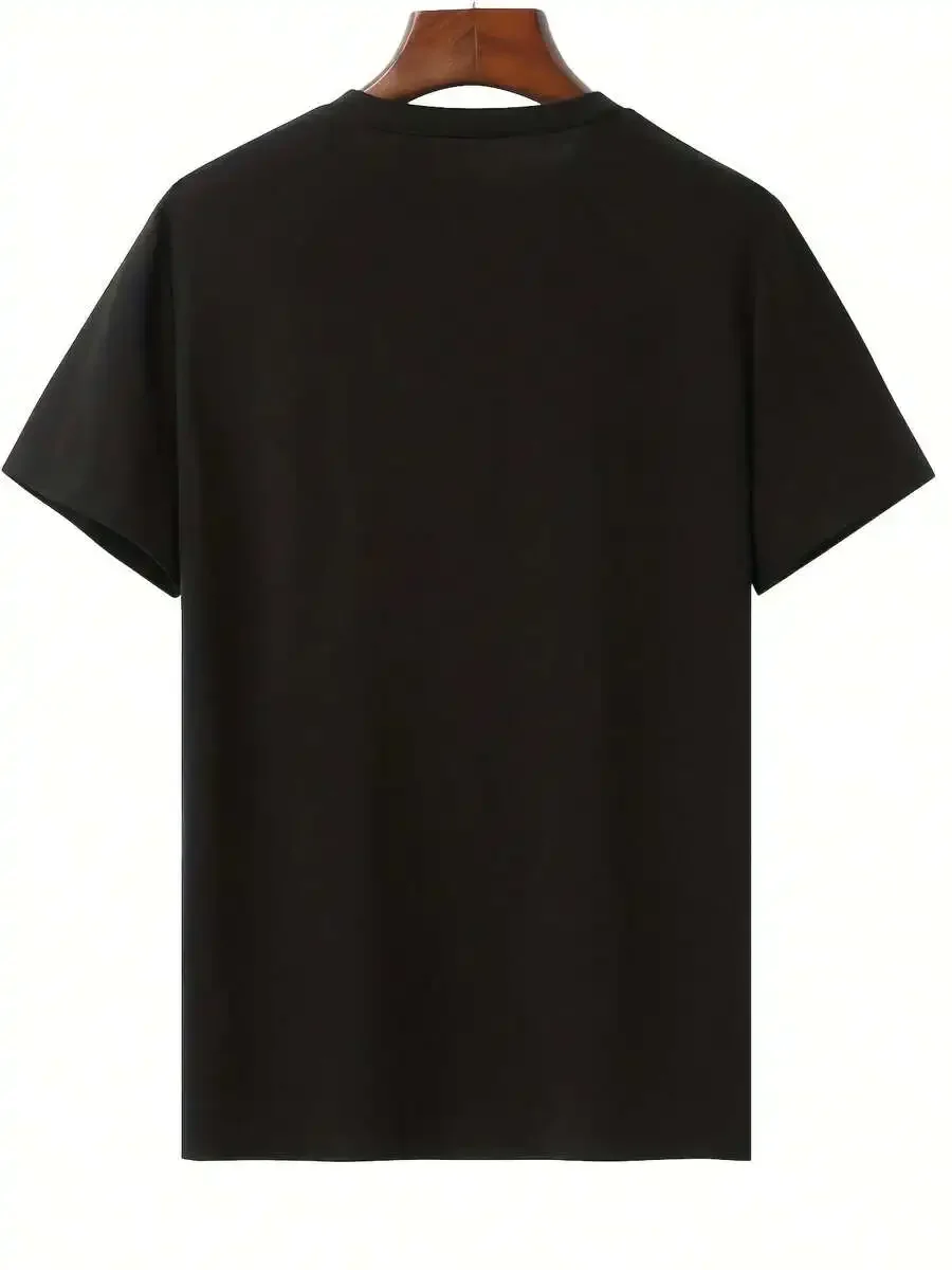 Unisex Solid Black Oversized APE Head Print Cotton Tee Men Women Short Sleeve Keep Calm & B.APE On