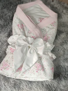 Baby-Winter-Wickeldecke für Jungen und Mädchen, französische Spitze, unverzichtbare Empfangsdecke, ultraweiche Schlafwickel für Neugeborene
