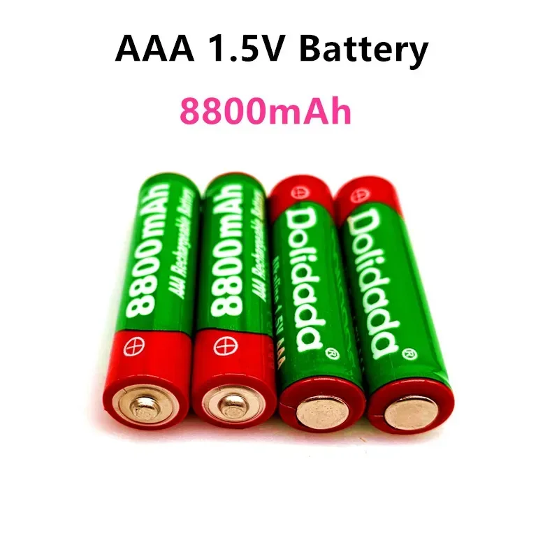 2024 New 1.5V AAA rechargeable battery 8800mah AAA 1.5V New Alkaline Rechargeable batery for led light toy mp3wait+free shipping