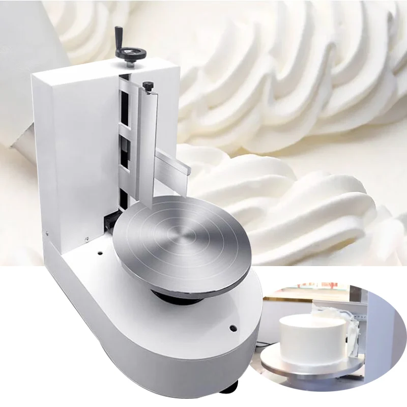 

Birthday Cake Cream Spreading Machine Round Cake Cream Coating Filling Machine Pastry Cake Decorating Spreader