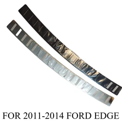 REAR BUMPER PROTECTOR STEP PANEL BOOT COVER SILL PLATE TRUNK TRIM FOR 2011-2014 FORD EDGE