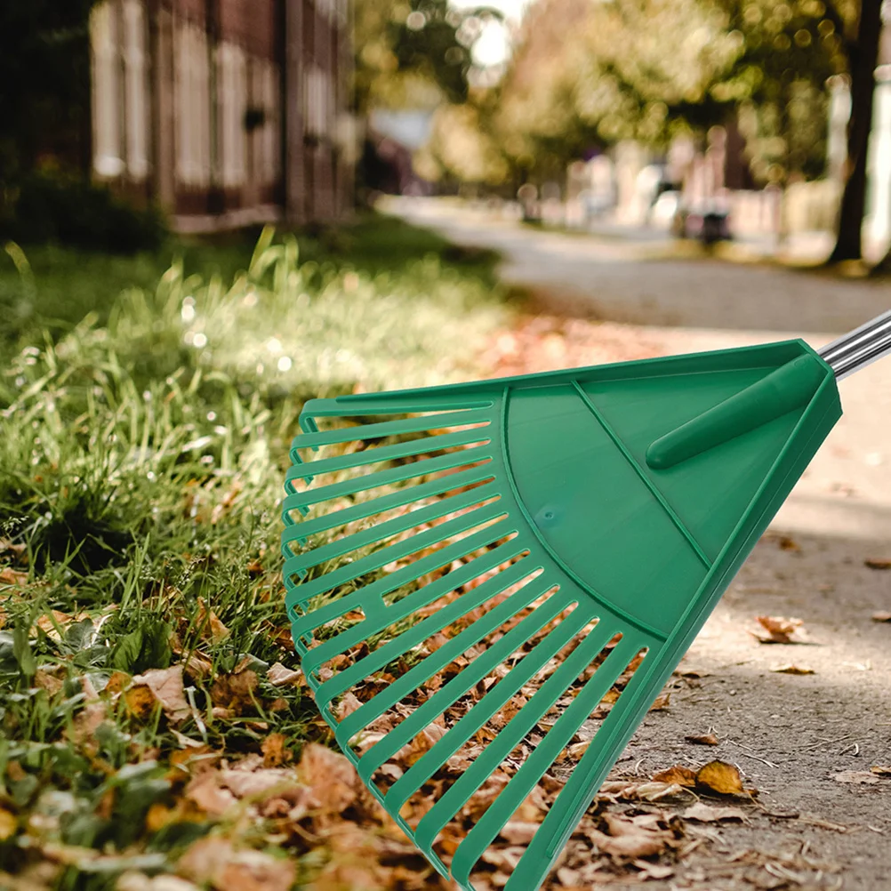 

2pcs Plastic Leaf Lightweight Lawn Leaf Collector For Garden Cleaning Yard Tool Grass Rake Pine Needles Removal Plastic Garden