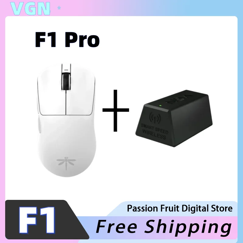 mouse de modos vgn dragonfly f1 design leve alto desempenho bateria de longa duracao sensor paw3395 jogador de escritorio 01