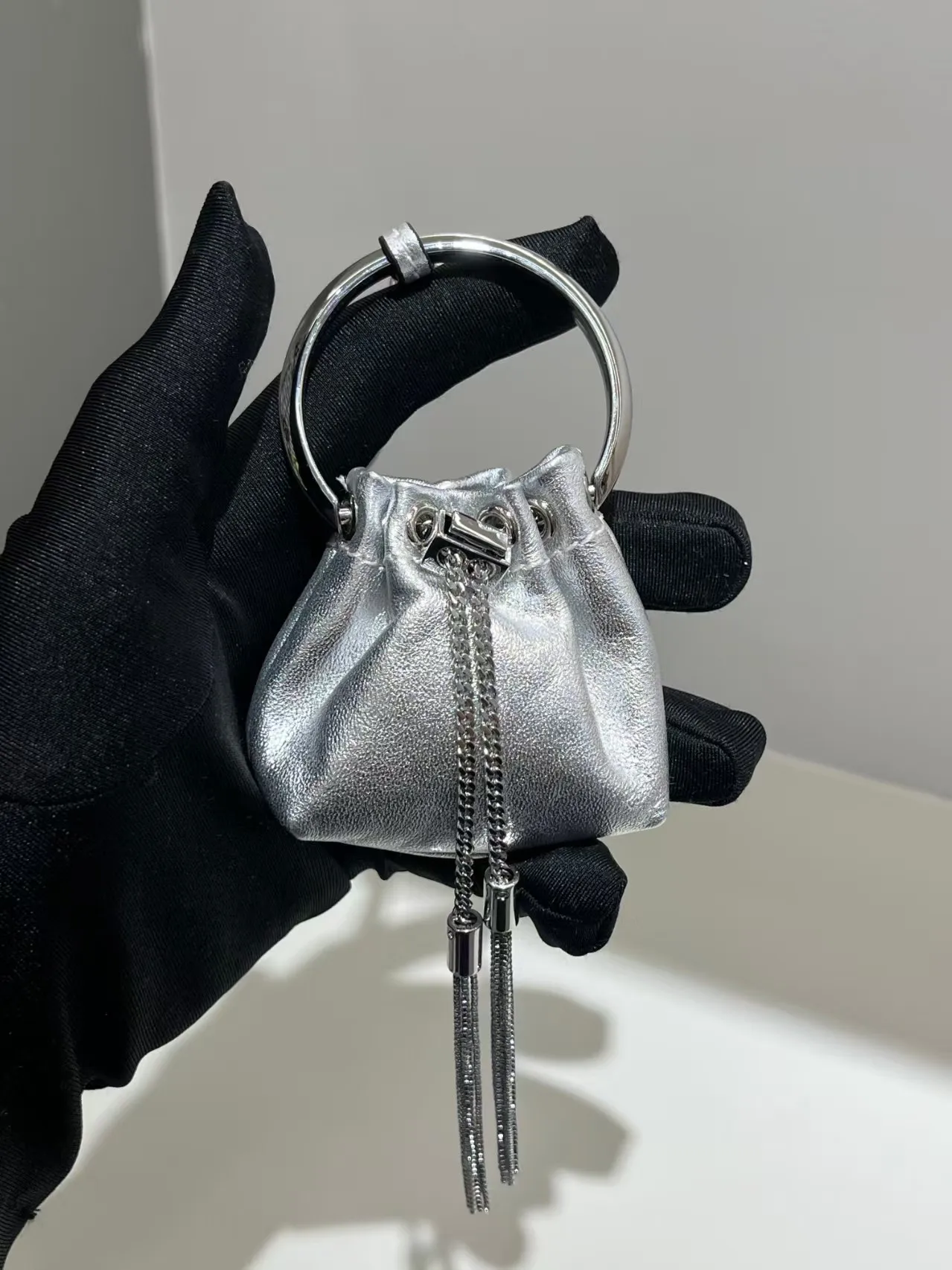 

2026 Guangzhou Leather Mini Bucket Purse Bag Charms Pendants Luxury Designer Bag Charms