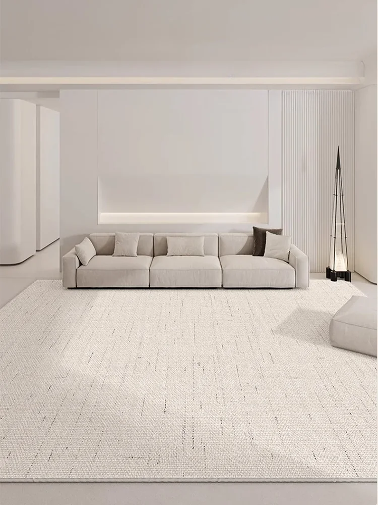 

Minimalist Elegant Living Room Carpet Artistic Texture Luxury Carpets Comfortable Easy Clean Bedroom Rugs Large Size Balcony Rug