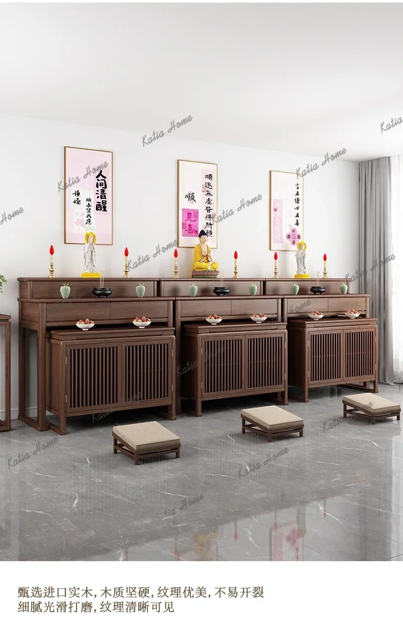 FG Set Of Cabinets, Table Supply Steps, Tibetan Living Room, Buddhist Hall Incense Case, Modern Simple Offering