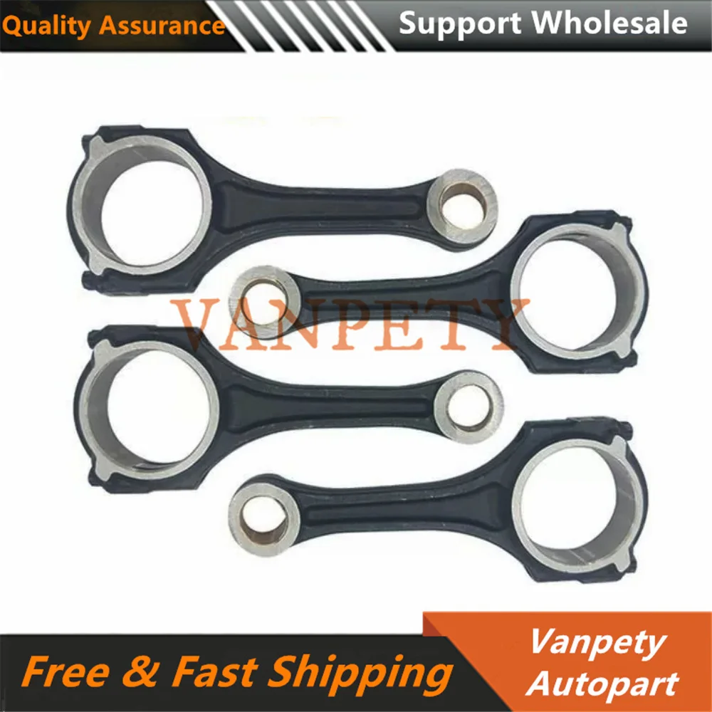 

New 4pcs Connecting Rod for Mercedes-Benz W205 W212 C250 E250 M270 M274 2.0T 2740300220 2740300020 2740300400 2740303400