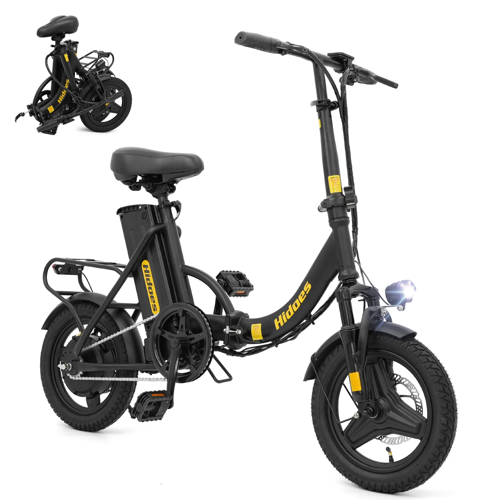 

New Arrival UK EU Stock Urban Folding Portable Electric Bicycle Hidoes C5 Cheap 36V 10.4Ah 250W Foldable Mini Electric Bike