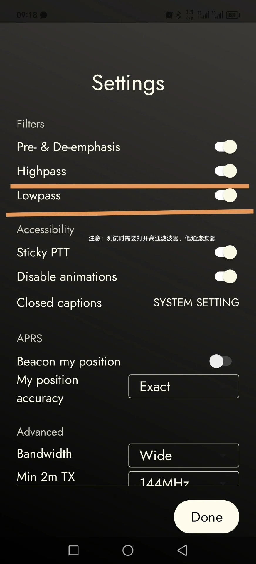 kv4p HT Tournez un téléphone Android vers un modèle de jeu radio amateur moderne