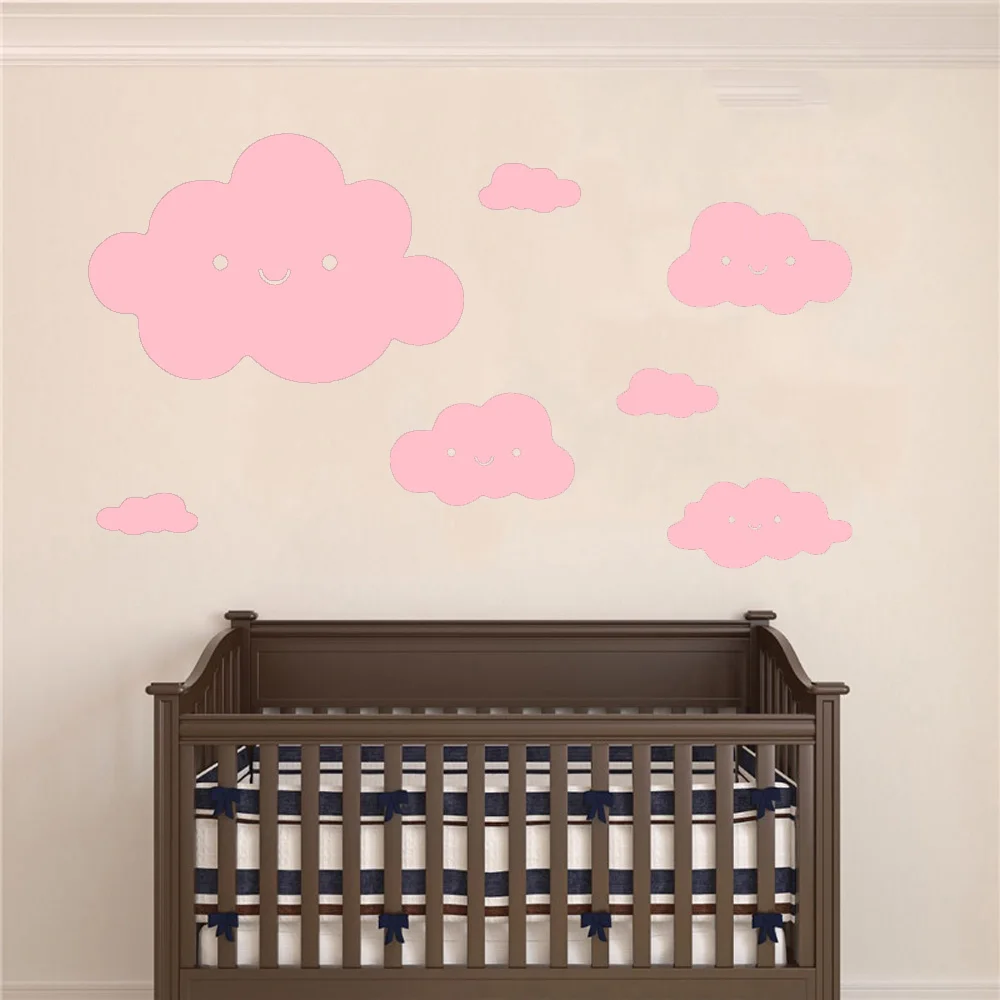 Cute clouds Wall Stickers Home accessories Minimalist style For Home bedroom Decoration Wall stickers for kids room Autocollant