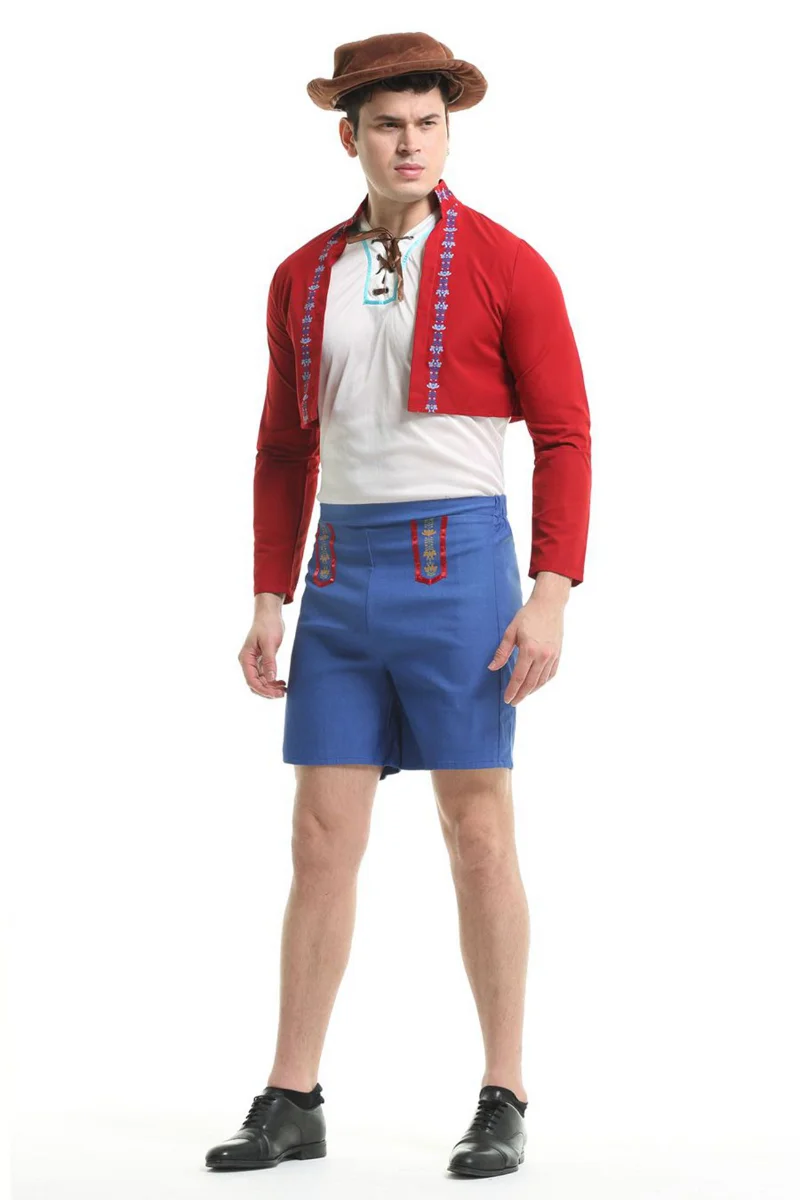Europäisches Kultur-Festival-Kostüm Stierkämpfer-Cosplay-Anzug Deutsches Oktoberfest-Kostüm Spanisches Bühnen-Jacken-Outfit-Set – Detail 5