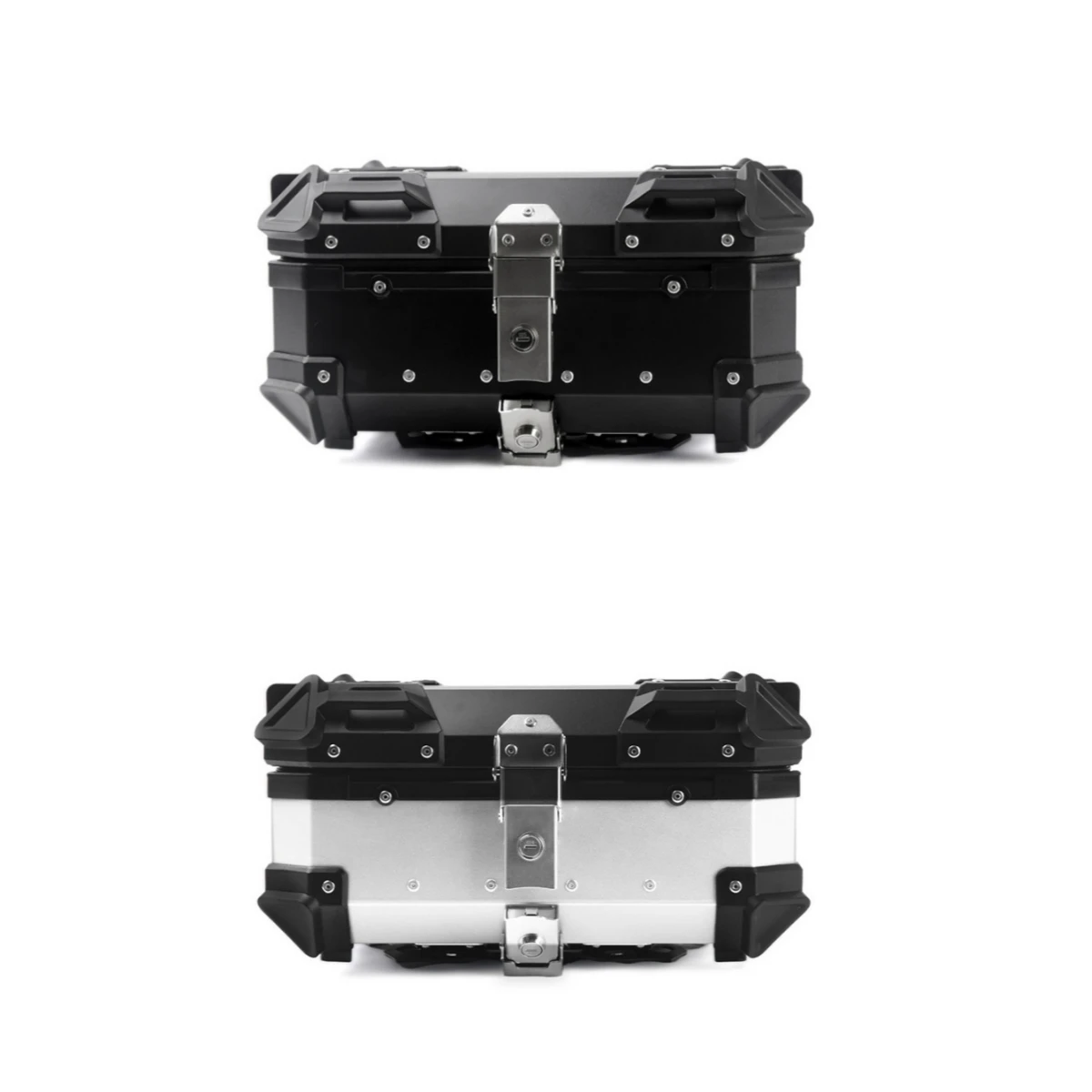 1Pc 28L Universal Tail box Luggage Case Motorcycle Rear Top Tool Box Quick Release Storage Trunk Aluminum Water-proof Case Bag