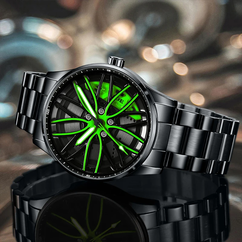 ساعات كوارتز رجالية من LIGE مضيئة مقاومة للماء فاخرة على الموضة مميزة من الفولاذ المقاوم للصدأ ساعات رجالي للرجال montres hommes