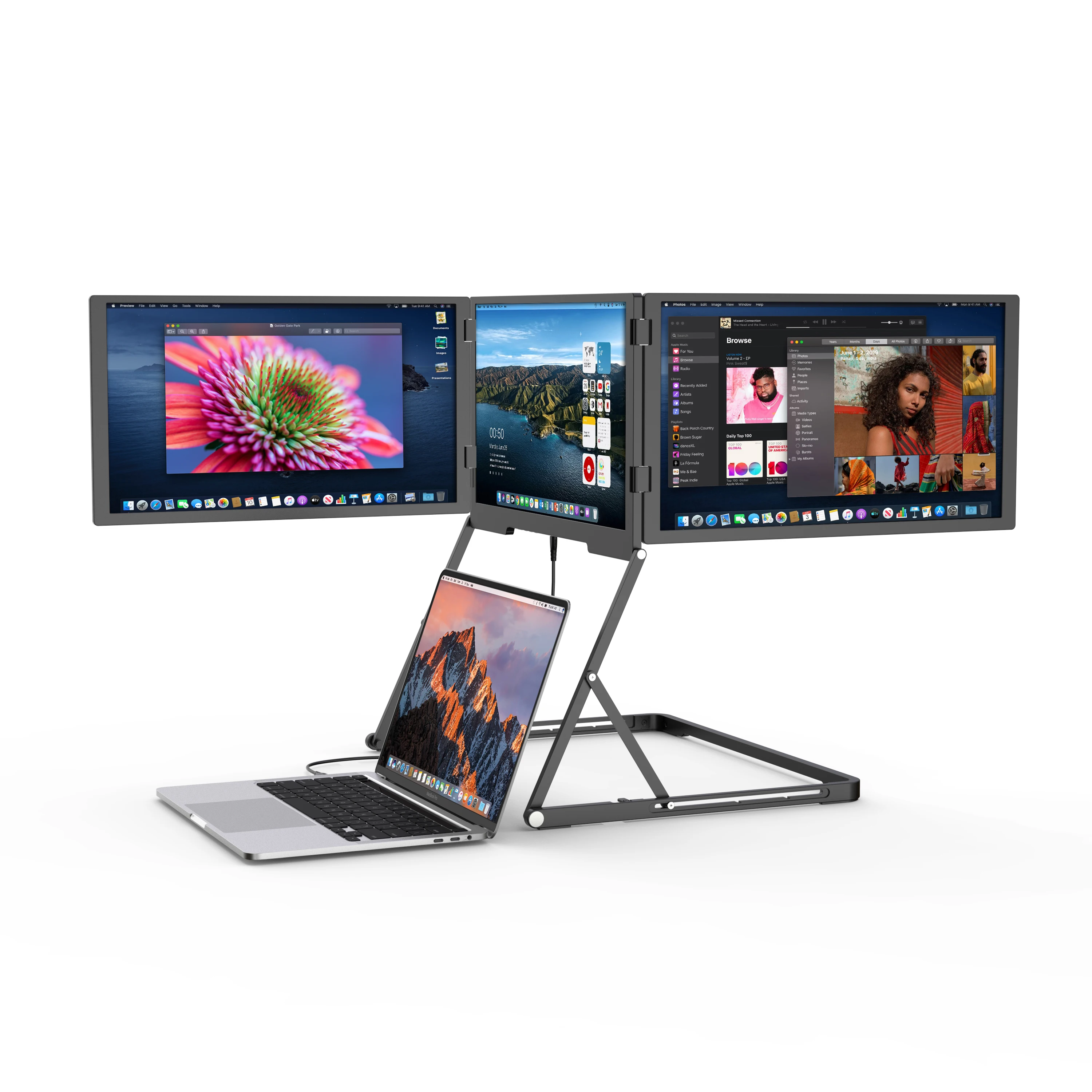 ODMトリプルスクリーンIPSモニター2026新型18.5イ - Laptop Stand Portable のレビューと価格
