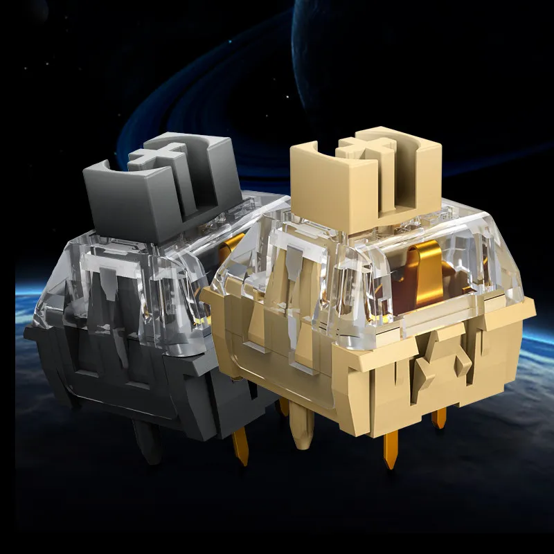 Kailh Wholesales  Box Switch Midnight Pro Linear Tactile Switches for Custom DIY Mechanical Keyboard Compatible Cherry MX 5Pins