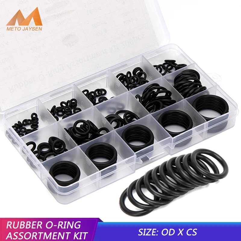 

150pcs PCP Paintball Airsoft NBR Rubber Gasket Replacements Sealing O-rings Kit OD 6mm-30mm Millimeters CS 1mm 1.5mm 1.9mm 2.4mm