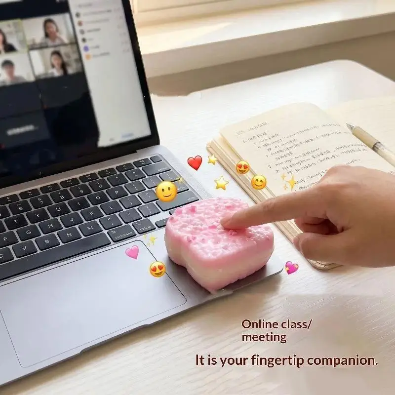 Thick Cut Toast Fidget Toy Slow Rebound Soft For Stress Relief Home Office Use Kids Adults Cute Desktop Ornament