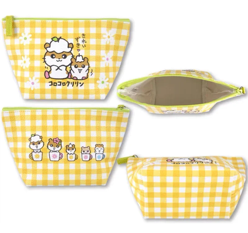 Sugarbunnies Usahana Borsa per il trucco Organizzatore di immagazzinaggio Borse per cosmetici carine Kawaii Custodia per trucco in pelle per cartoni animati Custodia per bellezza Vanity