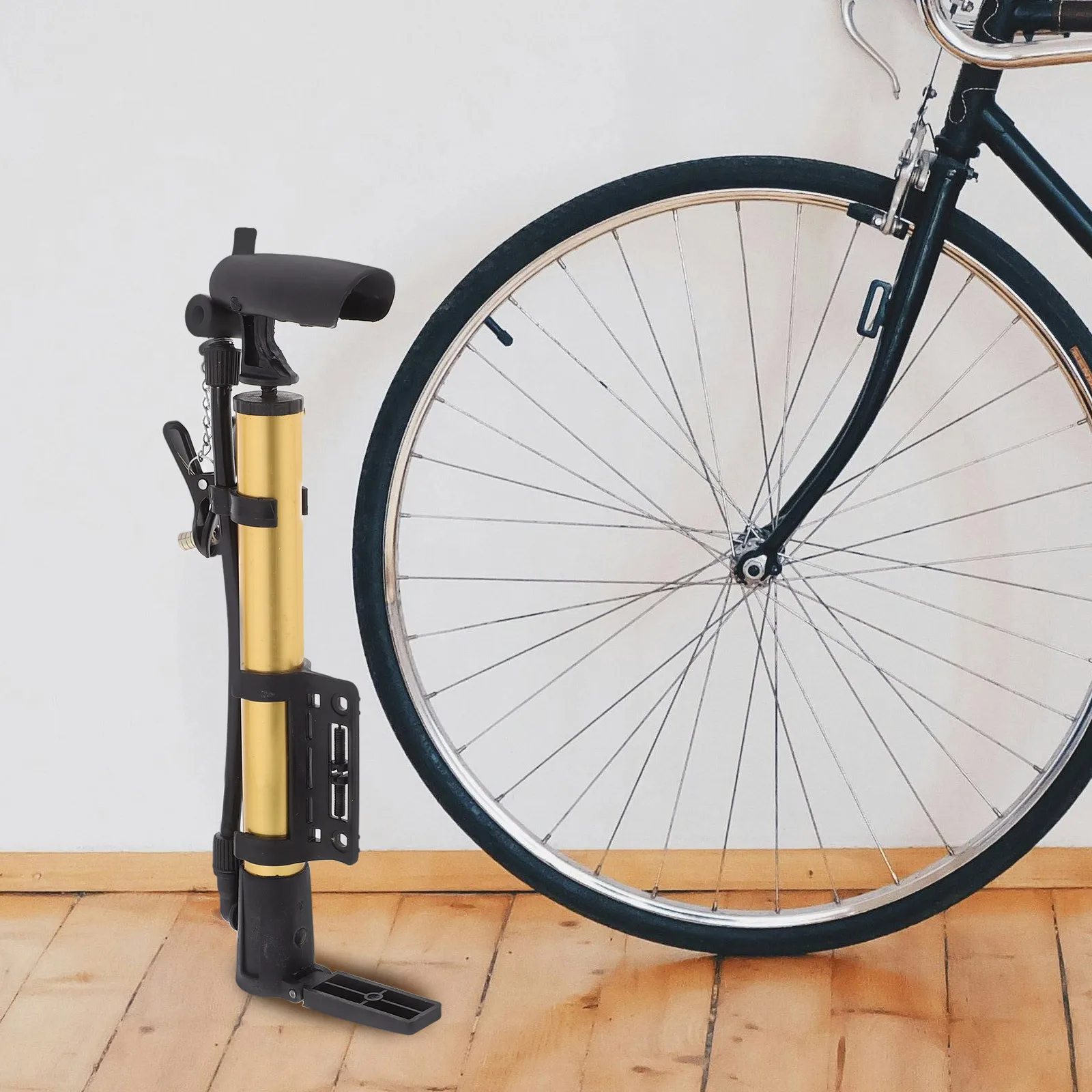 

Compact Portable Bike Pump Mini Inflator for Cycle Motorcycle and Inflatables High-Efficiency Air Pump for Outdoor Commute