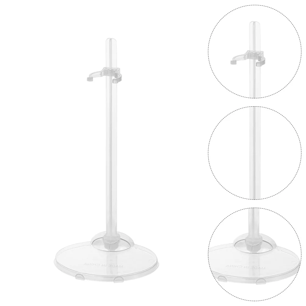 15 Pcs Reborn Baby Dolls Standing Support Display Strap Rack Stands Show Transparent Toy Bracket Child