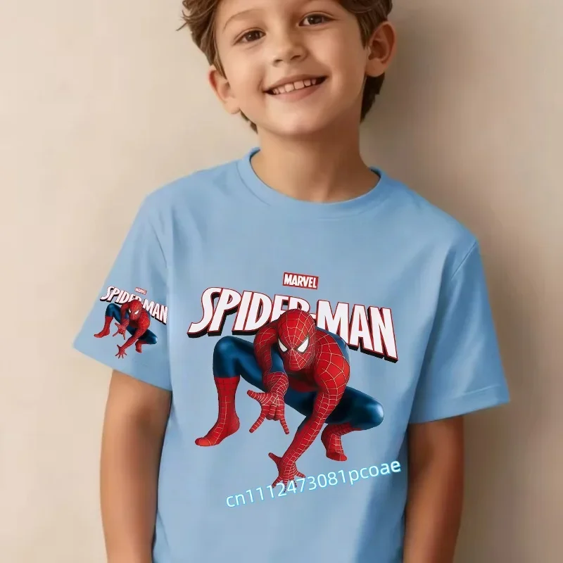 

Spidey and His Amazing Friends T shirts Kids New Cool Boys Girls Tee shirt Children Cotton SoftClothes parent child Kid TShirt