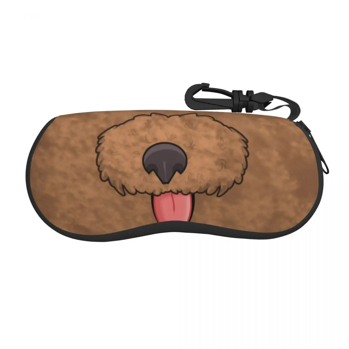 Custom Cute Poodle Puppy Glasses Case Fashion Dog Animal Shell Eyeglasses Case Sunglasses Box