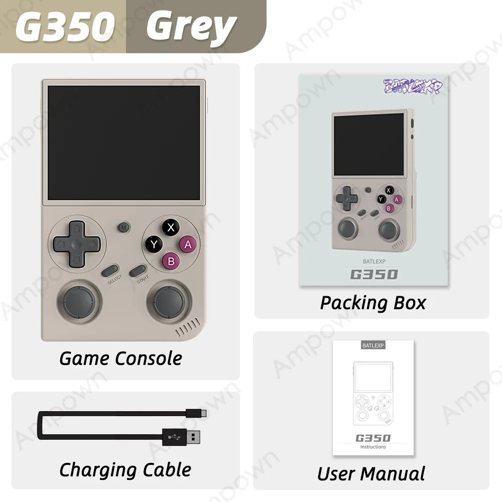 Anbernic BATLEXP G350 Handheld-Spielekonsole 3,5'' IPS-Bildschirm Linux-System Dual-Joystick Vibrationsmotor Retro tragbare Videokonsole Geschenk 8