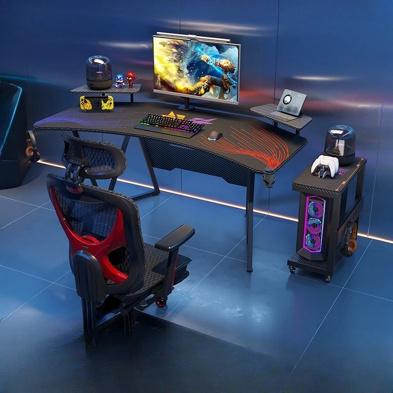 

Modern cold-rolled steel thickened inch computer table desktop home e-sports table bedroom simple table