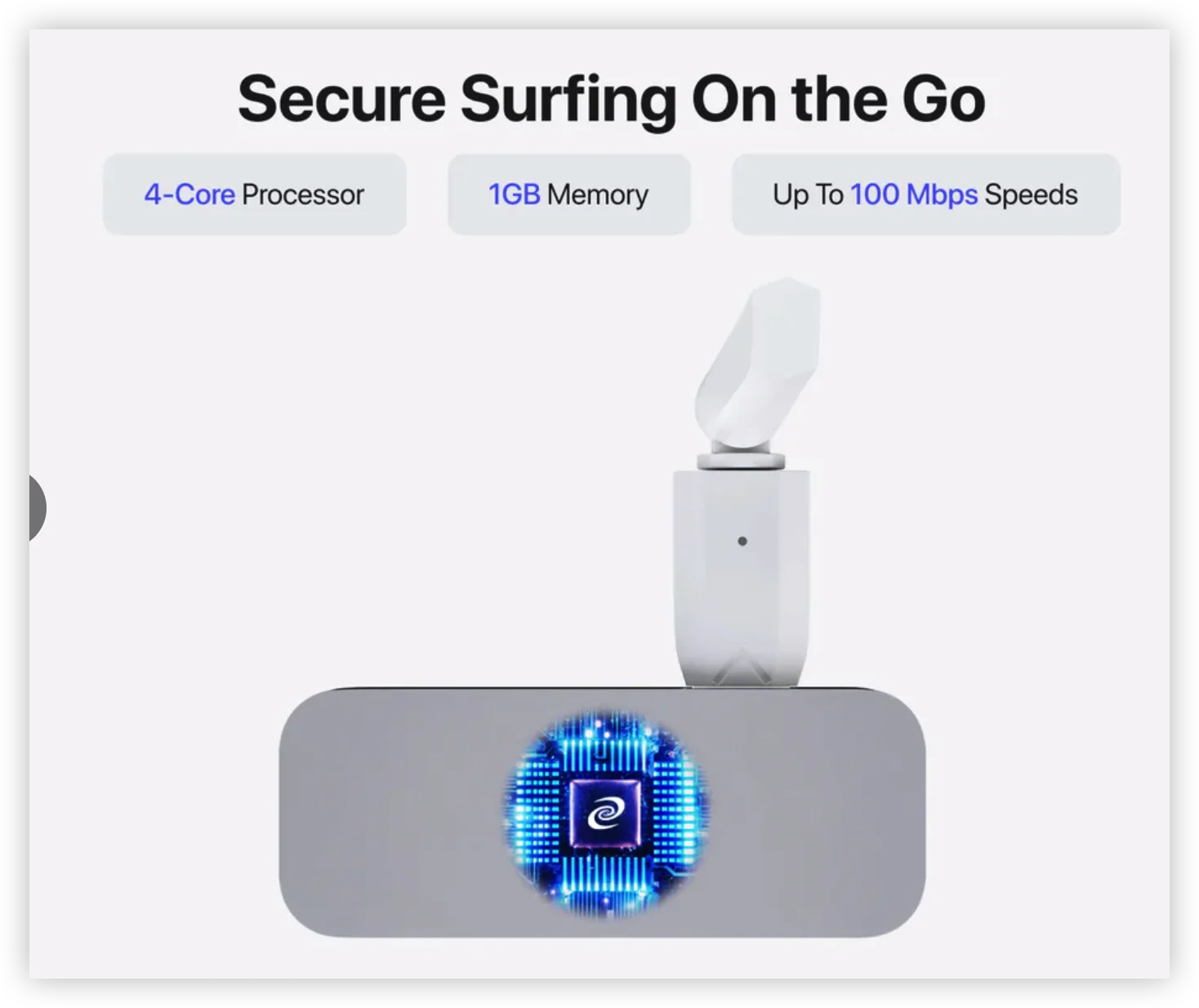 أجهزة Deeper Connect Pico Lite المزودة المركزية VPN Cybersecurity جهاز توجيه VPN/DPN صغير ذكي Globla مفتاح تلقائي غير محدود IP