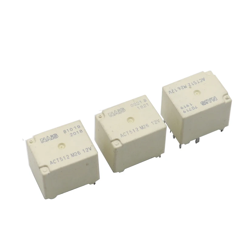 【5-1PCS】ACT212 12V 8PIN ACT512 12V 10PIN ACT112 5PIN 20A 12VDC DC12V Automobile Relays