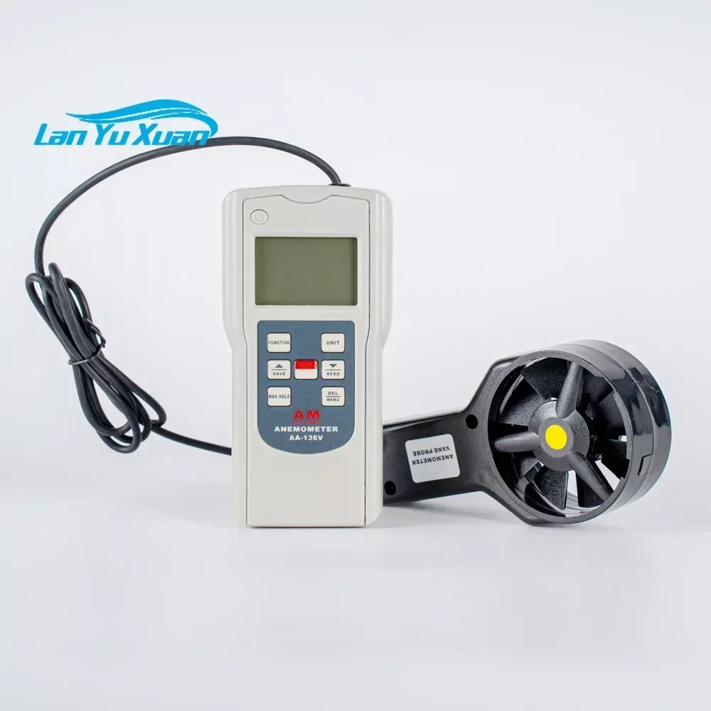 

Ручной цифровой анемометр AA-136V для котла, охлаждения, HVAC, трубопровода, мониторинга окружающей среды, морская крыльчатка