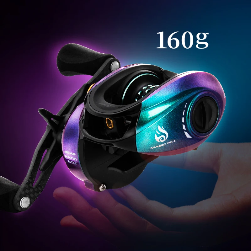 HISTAR BFS Bait Finesse System 160g Ultralight 11BB 8.0:1 High Ratio Magnetic Brake System MAGIC PILL Baitcasting Fishing Reel