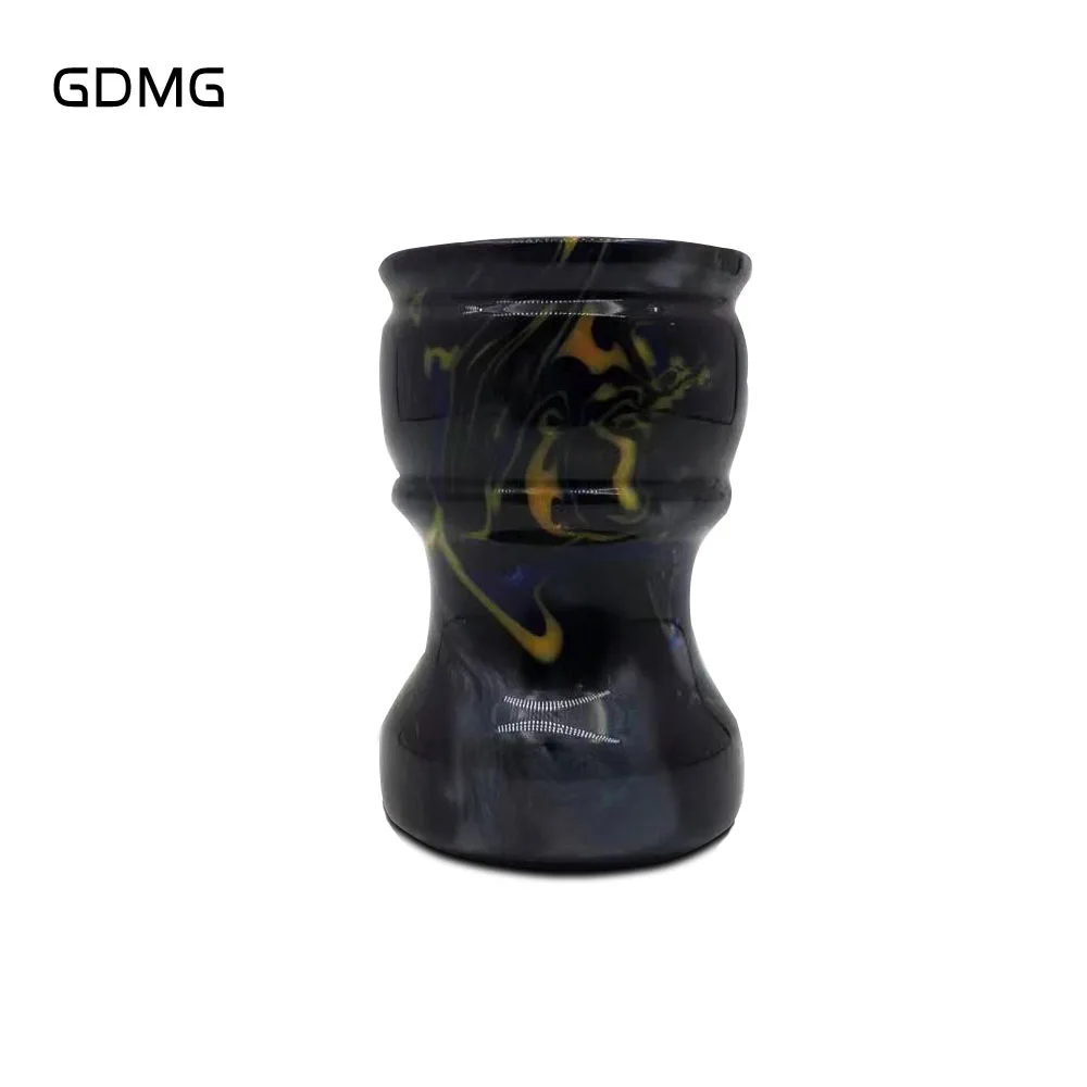 

GDMG-Black Star River Handle Resin Shaving Brush Handle Men's Beard Brush Handle BarberShop Professional Tools