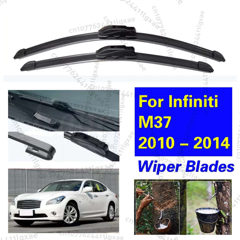 

Car Front Windshield Wipers For Infiniti M37 2010 - 2014 Wiper Blade Rubber Car Windshield Windscreen Accessories 26"+19"