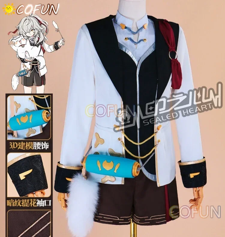 COFUN Honkai: Star Rail Jing Yuan Little Cat Line Cosplay Costume Cos Game Anime Party Uniform Hallowen Play Role Clothes Clothi