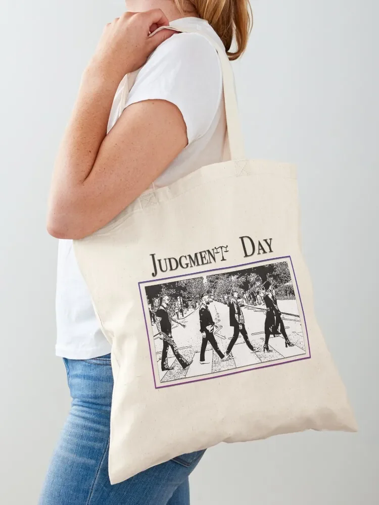 Judgment Day on Abbey Road (FanArt) Tote Bag sacs de shopping Lady bag large size bags
