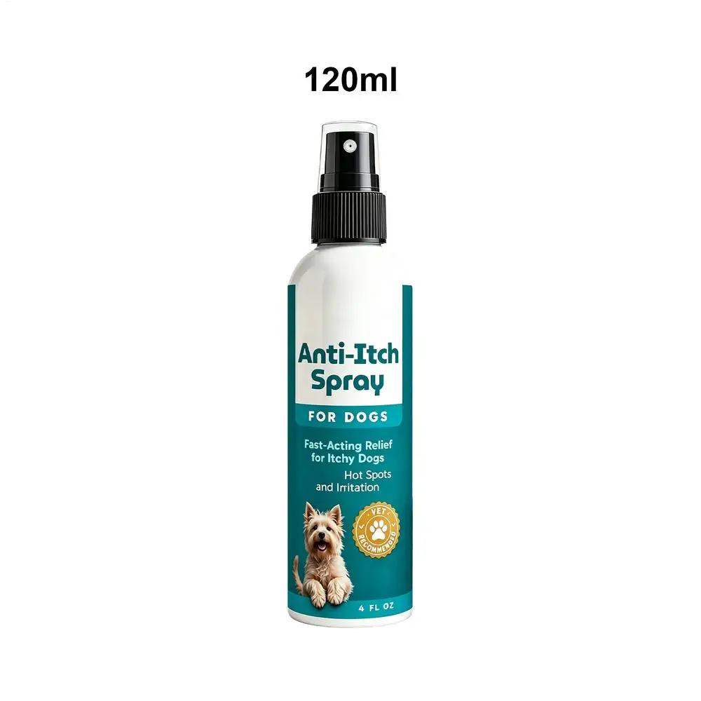 120ml Anti-Juckreiz-Spray für Hunde und Katzen, langanhaltend feuchtigkeitsspendend, lindert trockene Haut, sanfte Formel, beruhigendes Hautspray für Haustiere – Detail 10