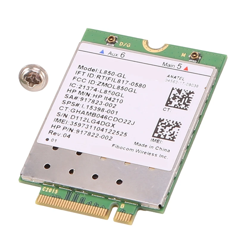 L850-GL lt4210 FDD-LTE TDD-LTE 4g karte 4g modul sps, 73689-001 für 917823 g5 notebook