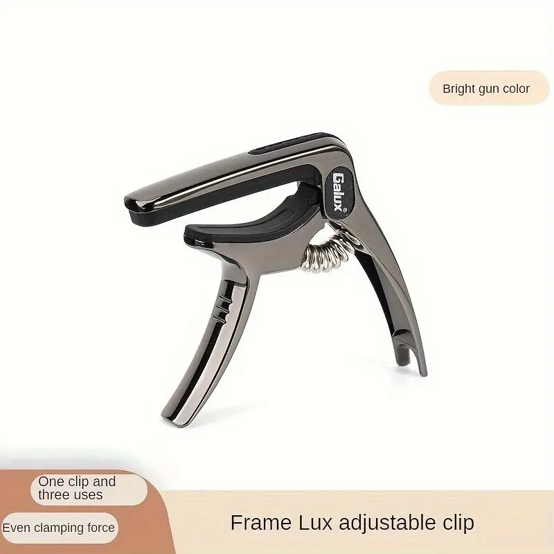 Guitar Capo Multi-function Tools 3-in-1 Function Capos Suit for Acoustic Electric Guitar for Tuning Clamp with Nail Puller Tools