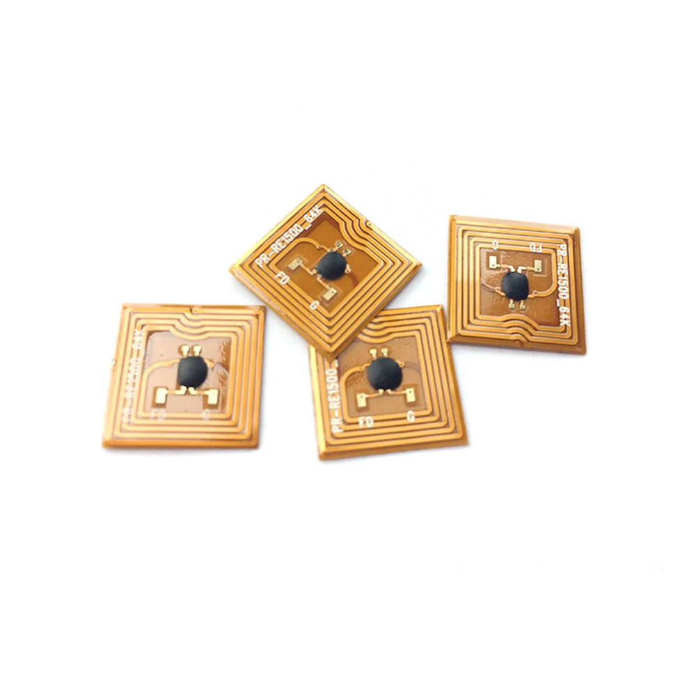 5pcs Anti-Metal HF Tiny Micro Chip ISO14443A Passive Soft NFC FPC Mini Tag 5x5mm For Anti Counterfeiting