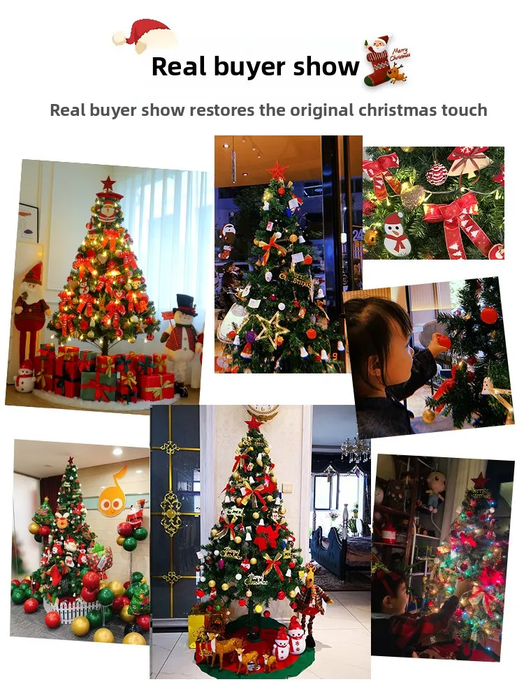 

DIY светящееся украшение для рождественской елки, домашняя упаковка, большой размер, 2025, новое высококачественное рождественское украшение Ins