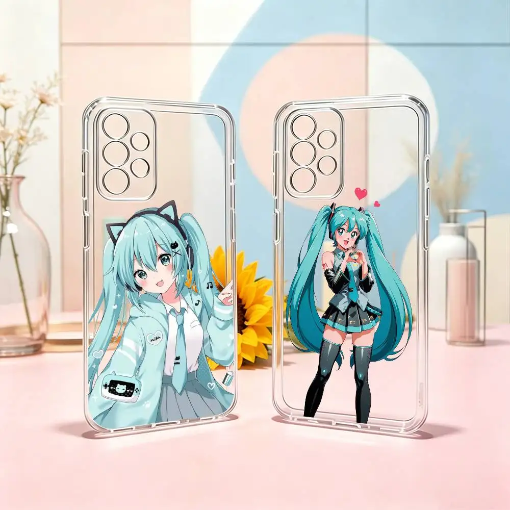 Hataune Miku-U Virtual Singers Phone Case Transparent Silicone Soft For Samsung S25,S24,S21,S22,S23,S30,Ultra,S20,Plus,Fe Gift