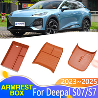 For Deepal S07 Accessories S7 2023 2024 2025 2026 Car Armrest Storage Box Center Console Flocking Organizer Containers Interior