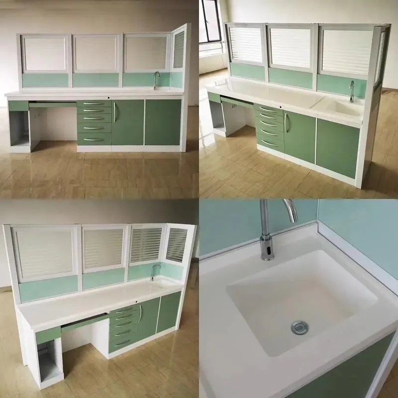 for Guangzhou Hospital Laboratory Furniture Stainless Steel Dental Cabinet Workbench Dentist Office Clinic Furniture Special
