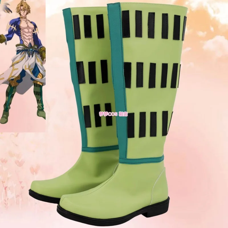 

Record of Ragnarok Poseidon Cosplay Shoes Poseidon Boots Handmade Faux Leather Boots