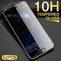 2Pcs Tempered Glass For Huawei P10 P20 P30 Mate 20 Plus Lite Screen Protector For Hauwei Mate 10 20 P20 PRO Protective Glass