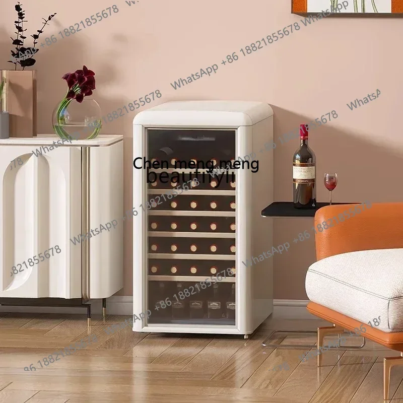 FF YH A01 Retro red wine cabinet Air-cooled thermostat cabinet Household embedded small ice bar refrigerator