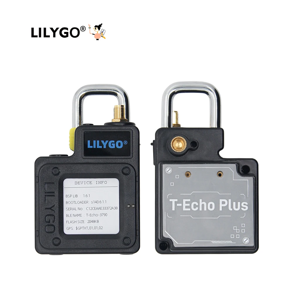 LILYGO T-Echo Plus NRF52840 1.54'' E-Paper Wireless Module SX1262 Long Range Low Power LoRa RF Module L76K GNSS 2400mAh