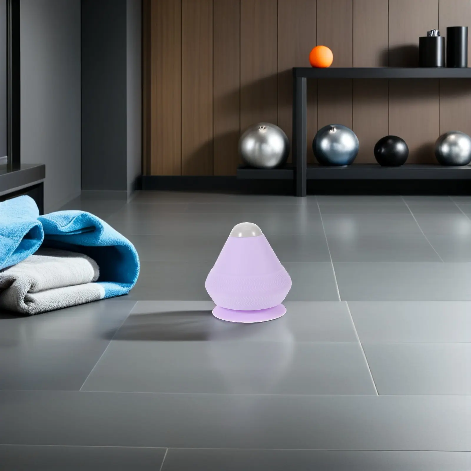 

Electric Handheld Massage Ball Purple Vibration Shoulder Back Deep Tissue Muscle Trigger Point